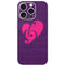 Purple Musical Notes iPhone 16 Pro Skin